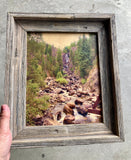 Fish Creek Falls- FRAMED 8x10 wood print