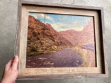 Royal Gorge Railroad - FRAMED 11x14 Wood Print