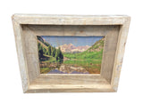 Maroon Bells- FRAMED 5x7 Wood Print