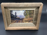 Train Tracks to Nowhere- FRAMED 5x7 Wood Print