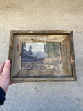 Train Tracks to Nowhere- FRAMED 5x7 Wood Print