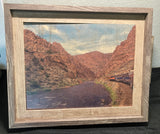 Royal Gorge Railroad - FRAMED 11x14 Wood Print