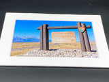 "Grand Teton NP Welcome Sign" 5x7 print