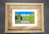 "Maroon Bells" 5x7 print