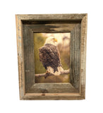 Sunset Eagle- FRAMED 5x7 Wood Print