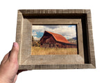 Steamboat Barn- FRAMED 5x7Wood Print