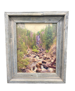 Fish Creek Falls- FRAMED 8x10 wood print