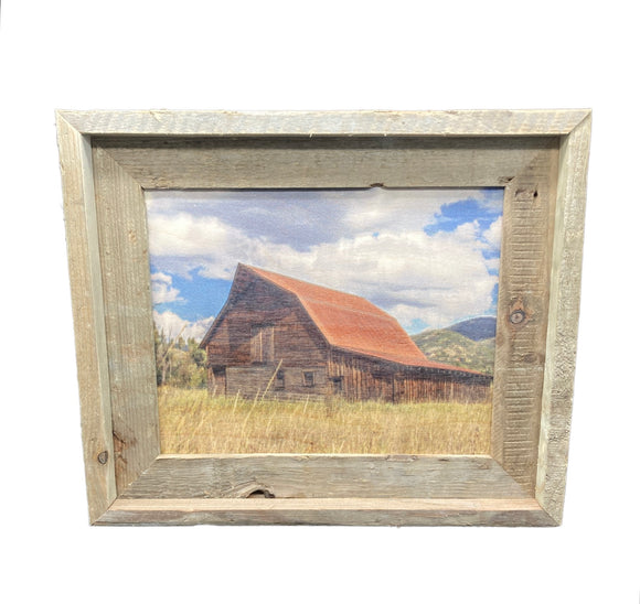 Steamboat Barn- FRAMED 5x7Wood Print