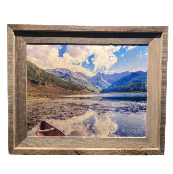 Piney Lake- FRAMED 5x7 Wood Print