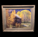 Sylvan Lake Cabin- FRAMED 5x7 Wood Print