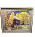 Sylvan Lake Cabin- FRAMED 11x14 Wood Print