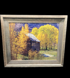 Sylvan Lake Cabin- FRAMED 11x14 Wood Print