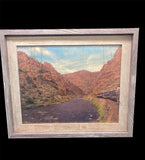 Royal Gorge Railroad - FRAMED 11x14 Wood Print