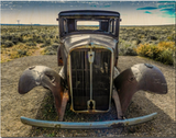 Old Car - FRAMED 11x14 Wood Print