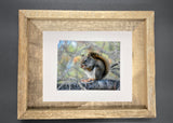 "Snacking Squirrel" 5x7 print